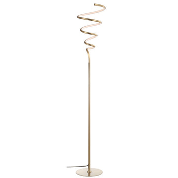 Scribble 60.5" Modern Dimmable Metal Integrated LED Floor Lamp - JONATHAN Y